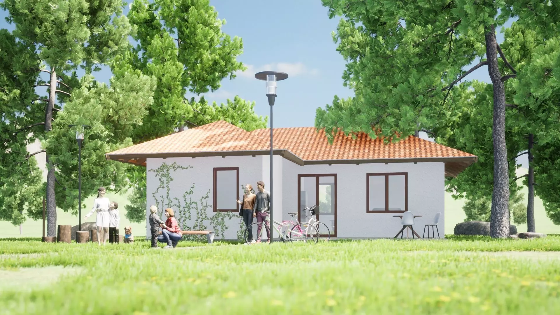 003Small house 1f65m2 Free 3D model_0