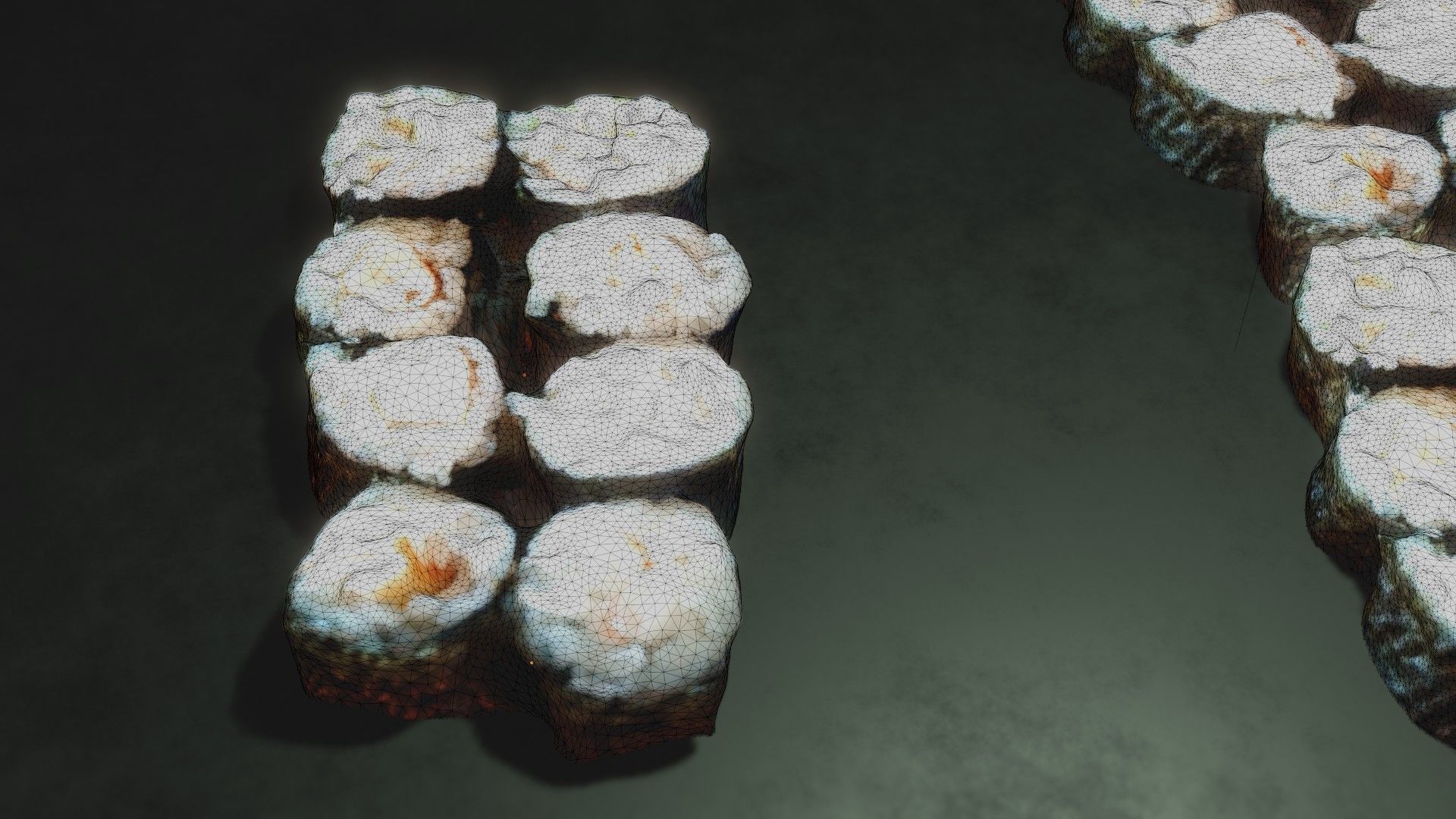 Real 3D scanned Ebi Hosomaki Sushi Roll 3D model_35