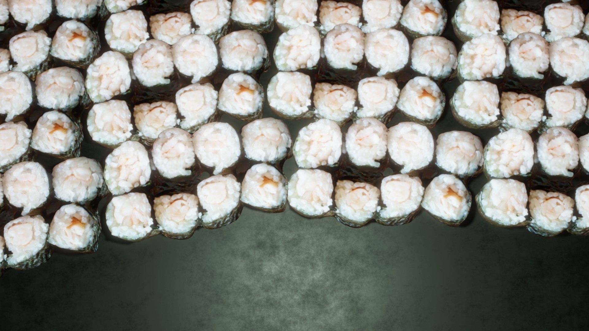 Real 3D scanned Ebi Hosomaki Sushi Roll 3D model_2