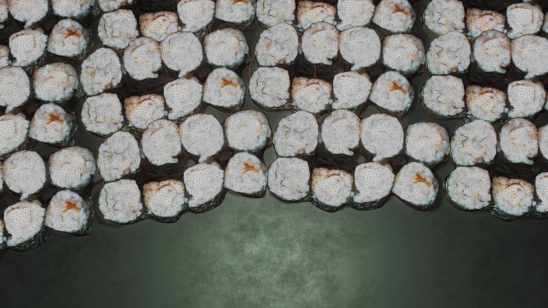 Real 3D scanned Ebi Hosomaki Sushi Roll 3D model_21