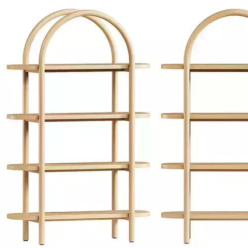 Crate Kids Dolly Natural Tall Bookcase
