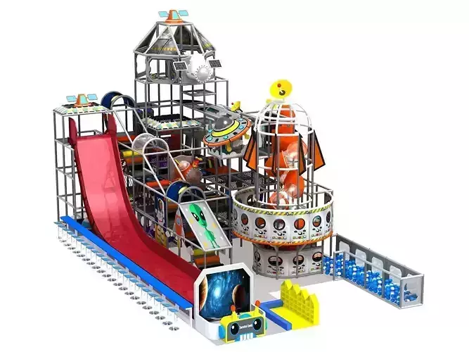 Space Technology Indoor Playground 3D model