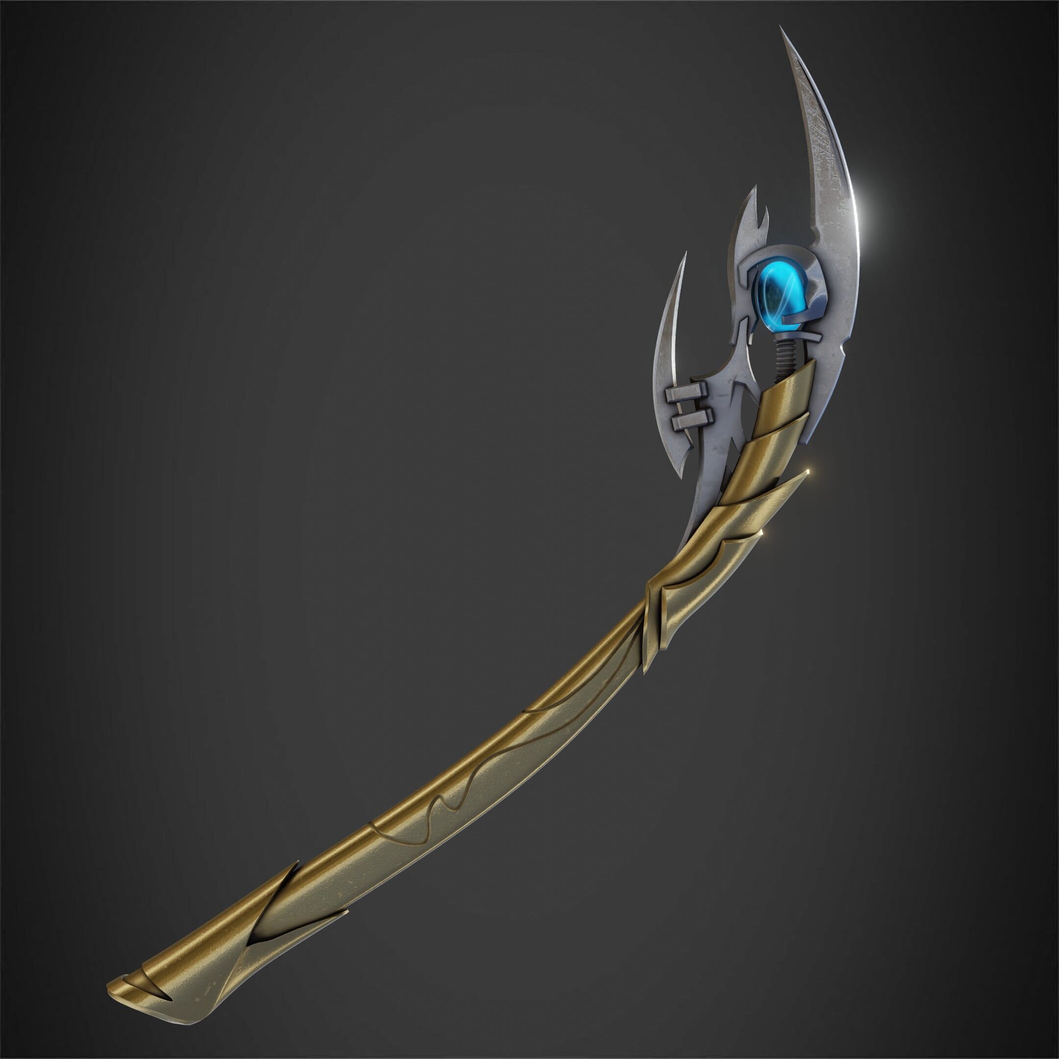 Loki Chitauri Scepter for Cosplay 3D print model_7