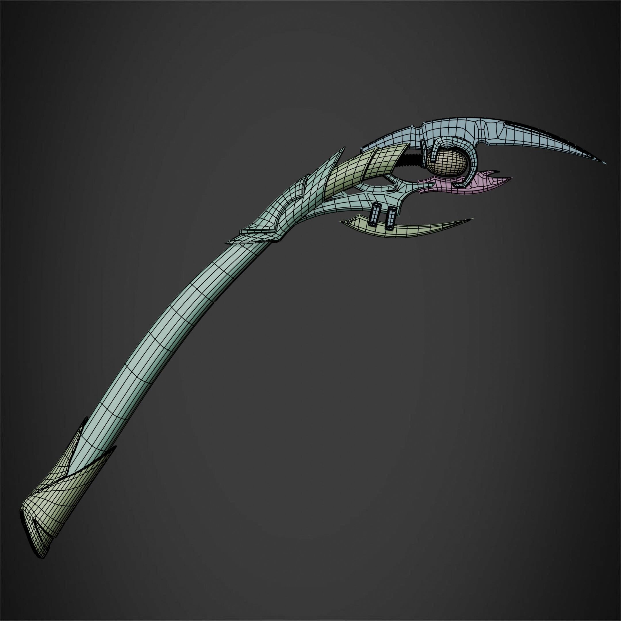 Loki Chitauri Scepter for Cosplay 3D print model_16