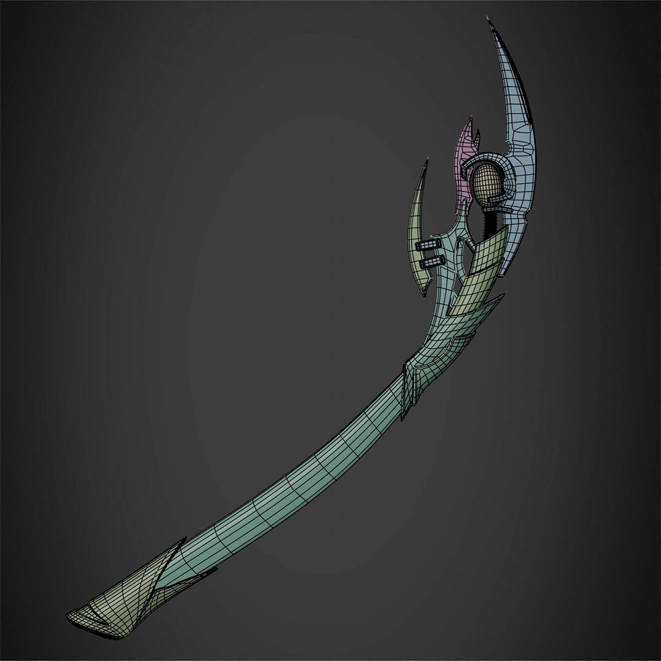 Loki Chitauri Scepter for Cosplay 3D print model_24