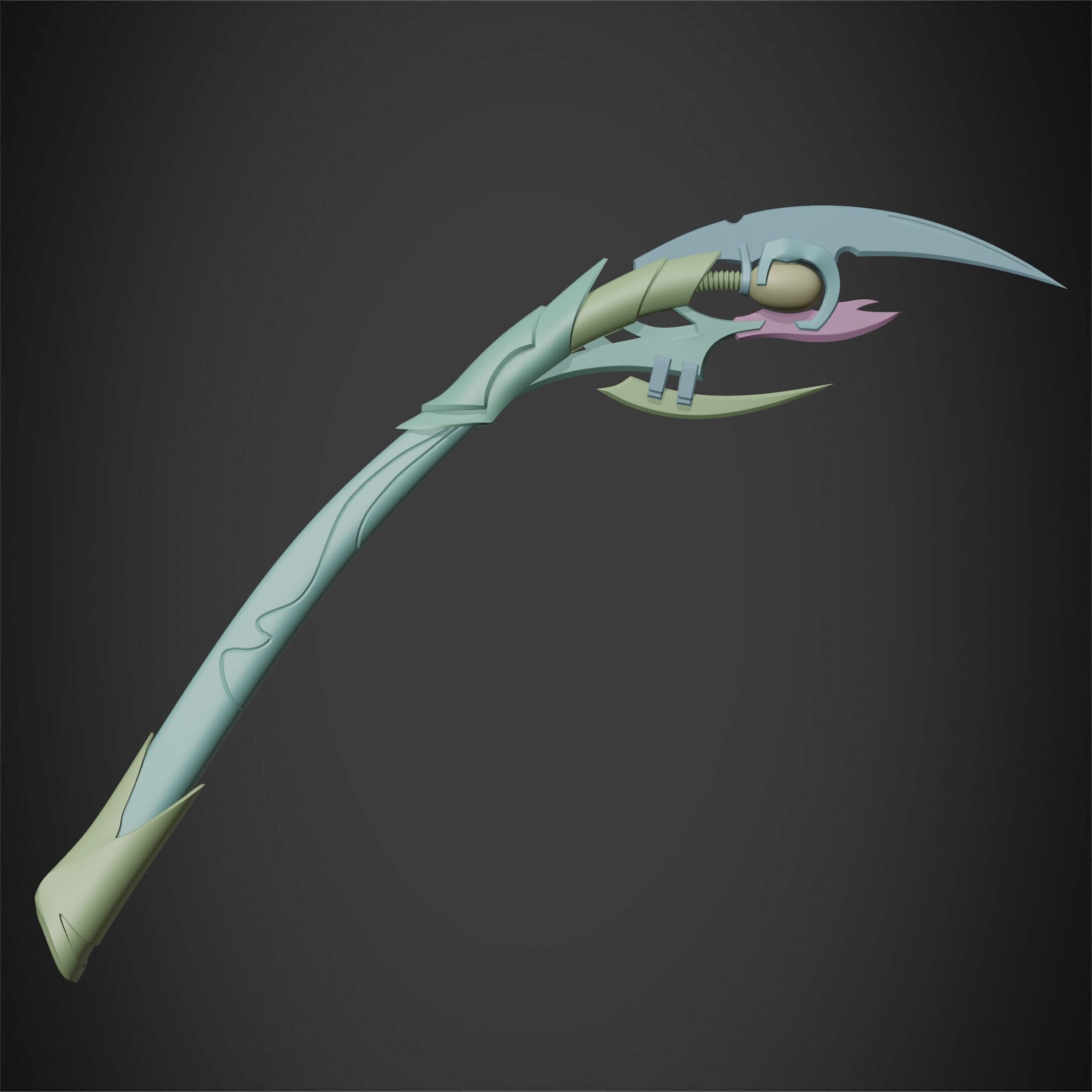 Loki Chitauri Scepter for Cosplay 3D print model_15