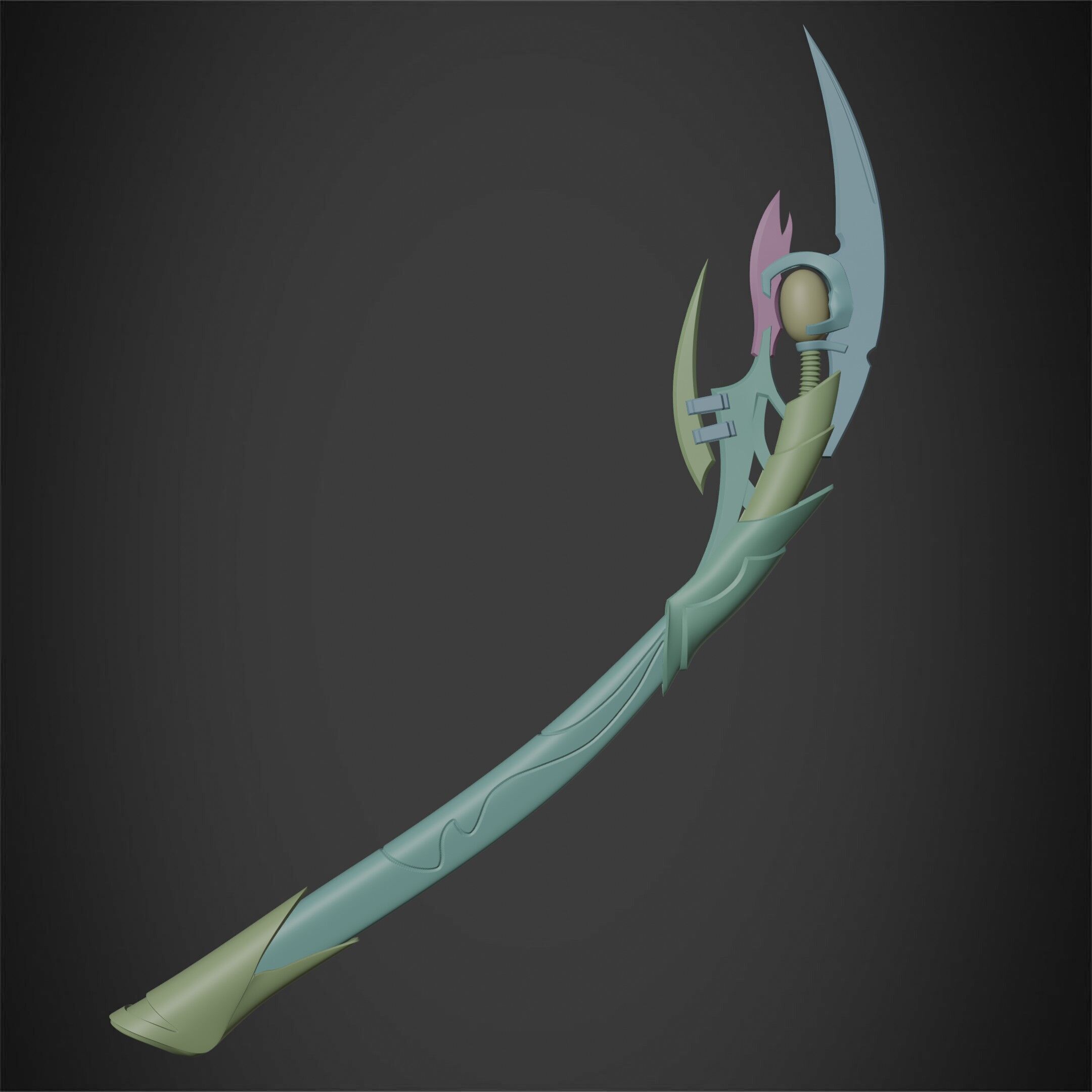 Loki Chitauri Scepter for Cosplay 3D print model_23