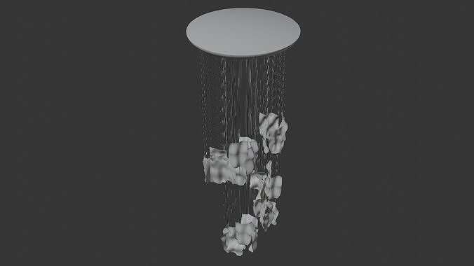 Crystal Chandelier 3D model
