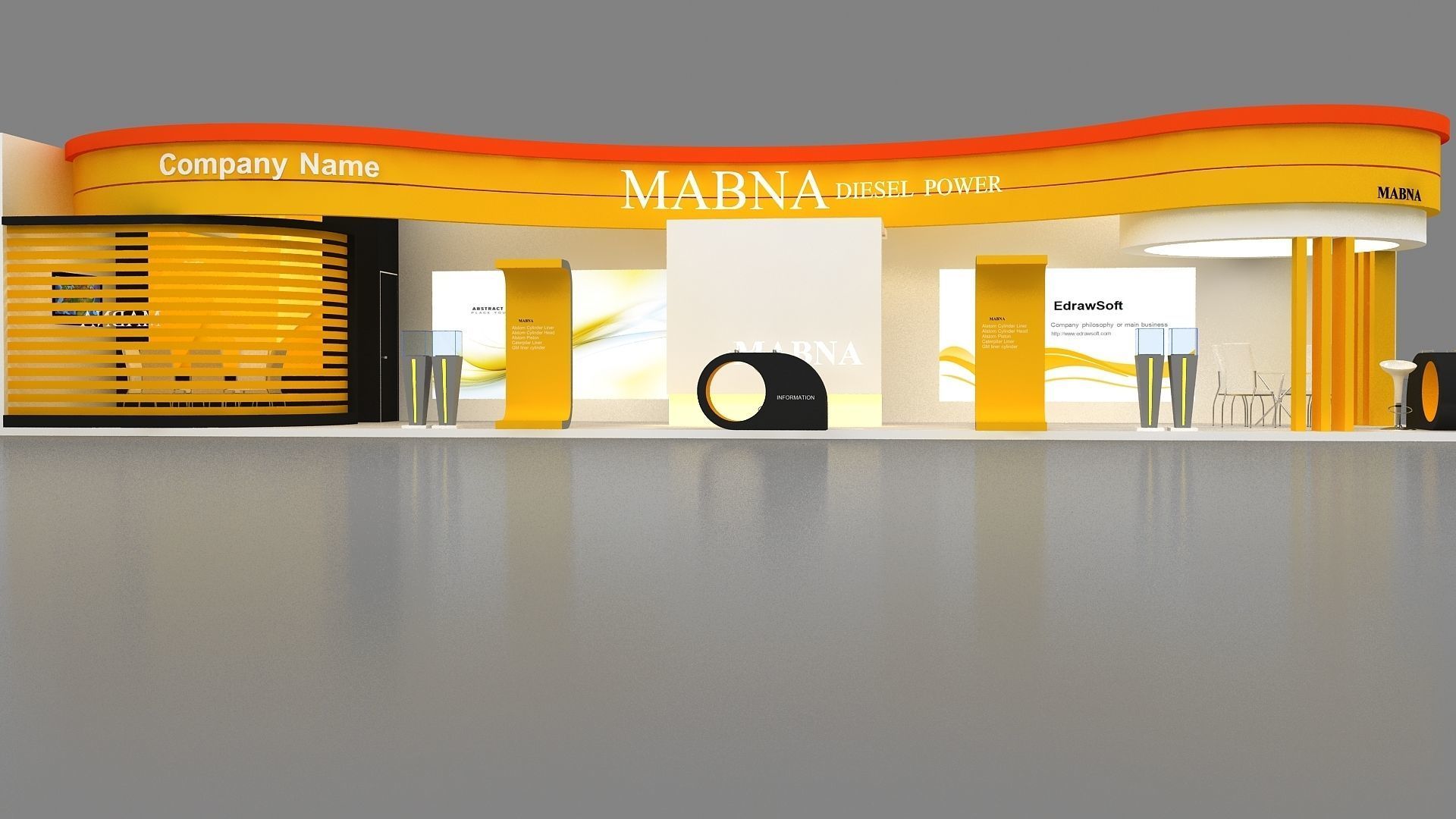 3D Model Exhibition 3D model_8