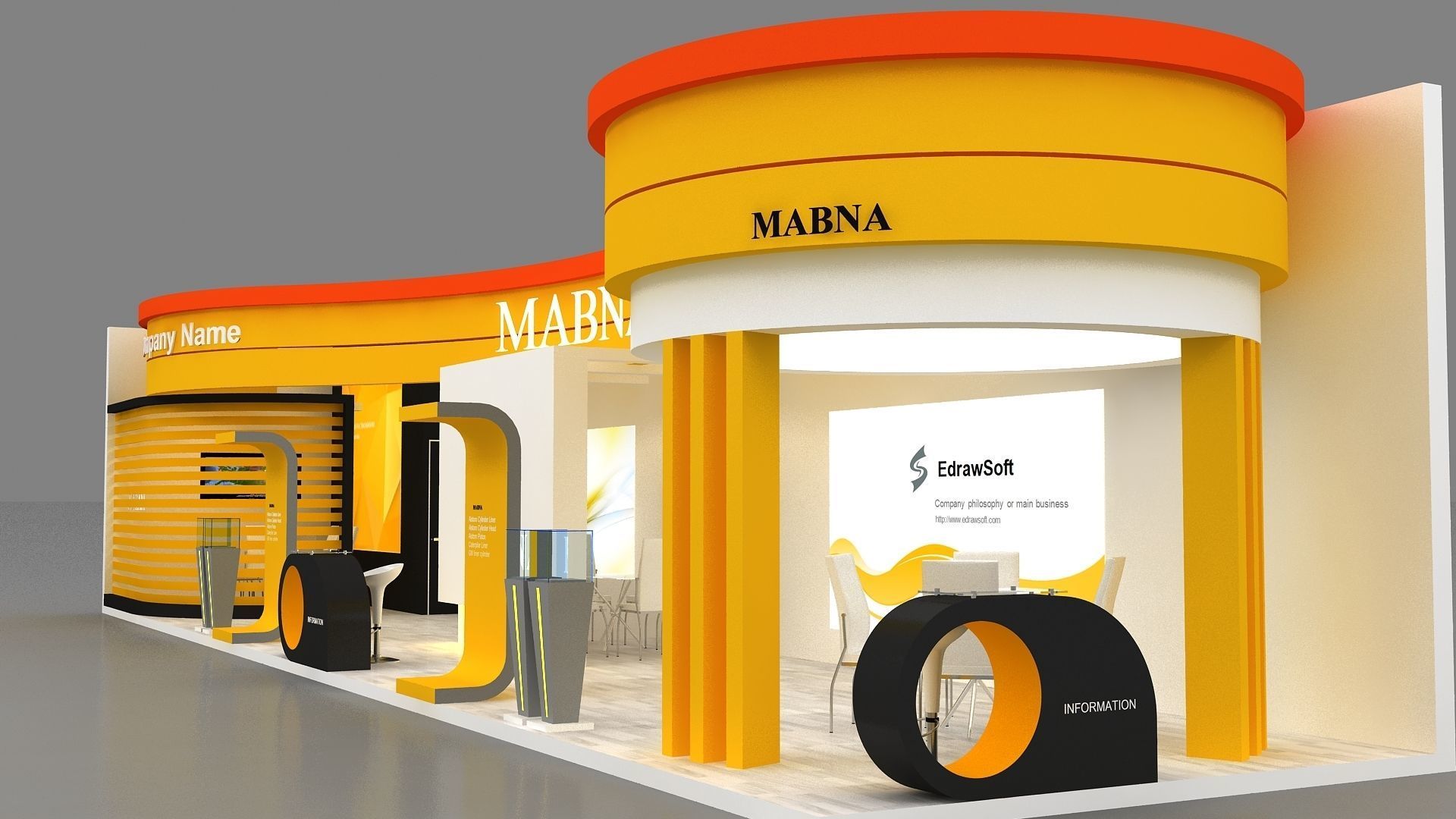 3D Model Exhibition 3D model_2