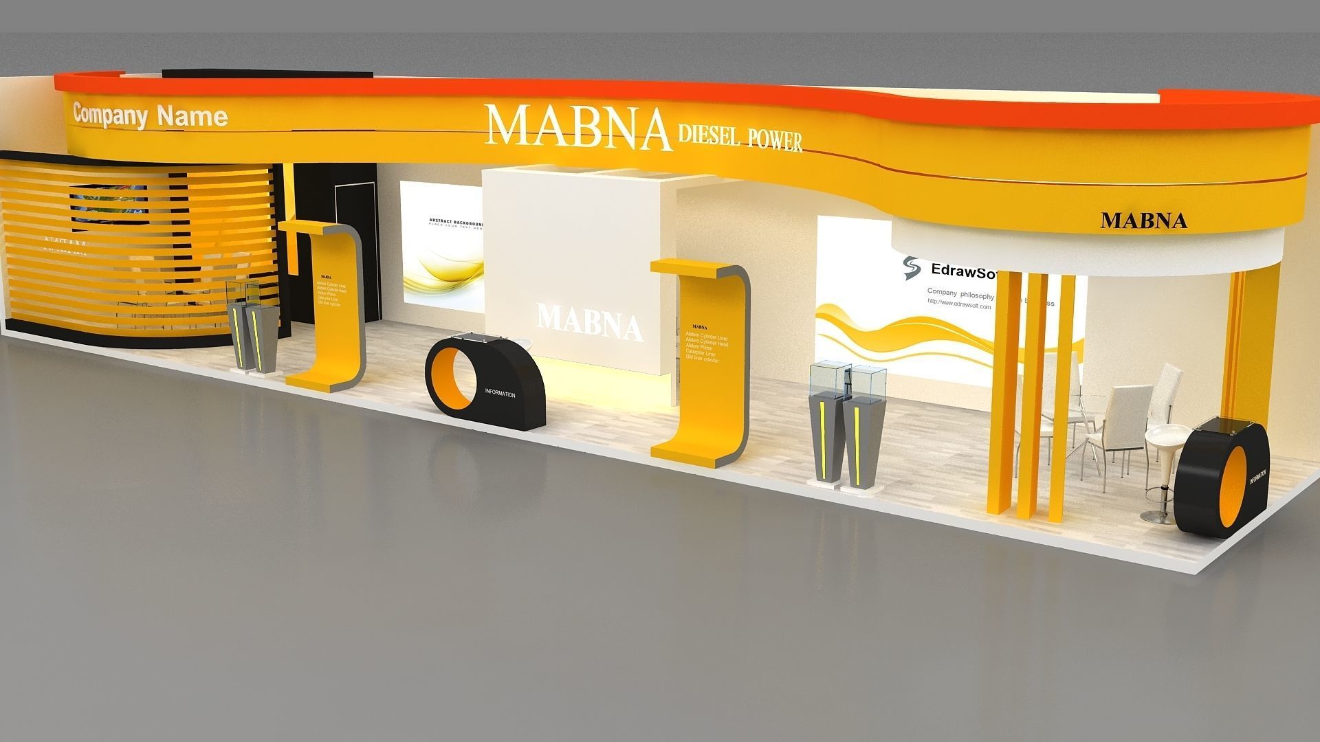 3D Model Exhibition 3D model_4