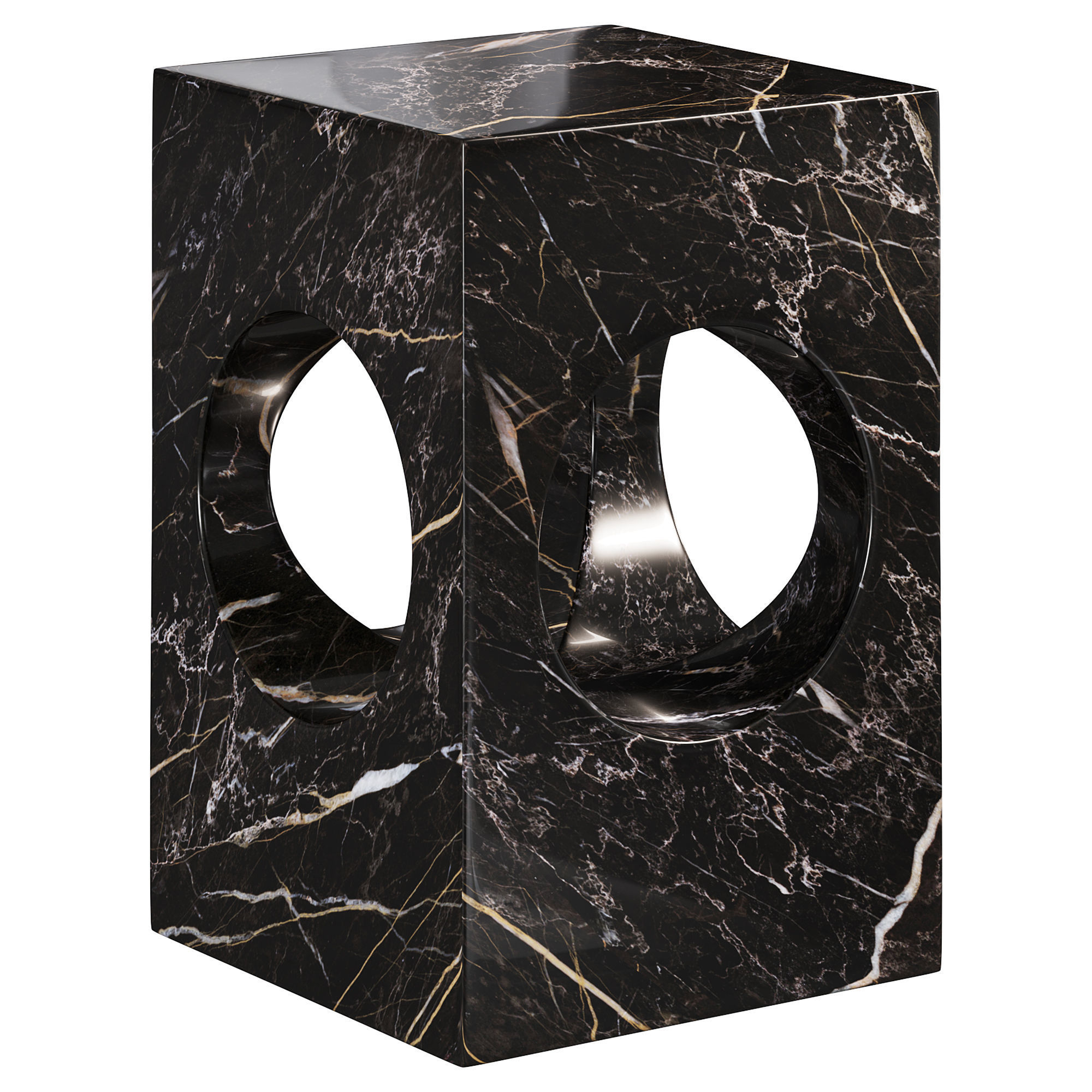 NOIR MERLIN SIDE TABLE 3D model_1