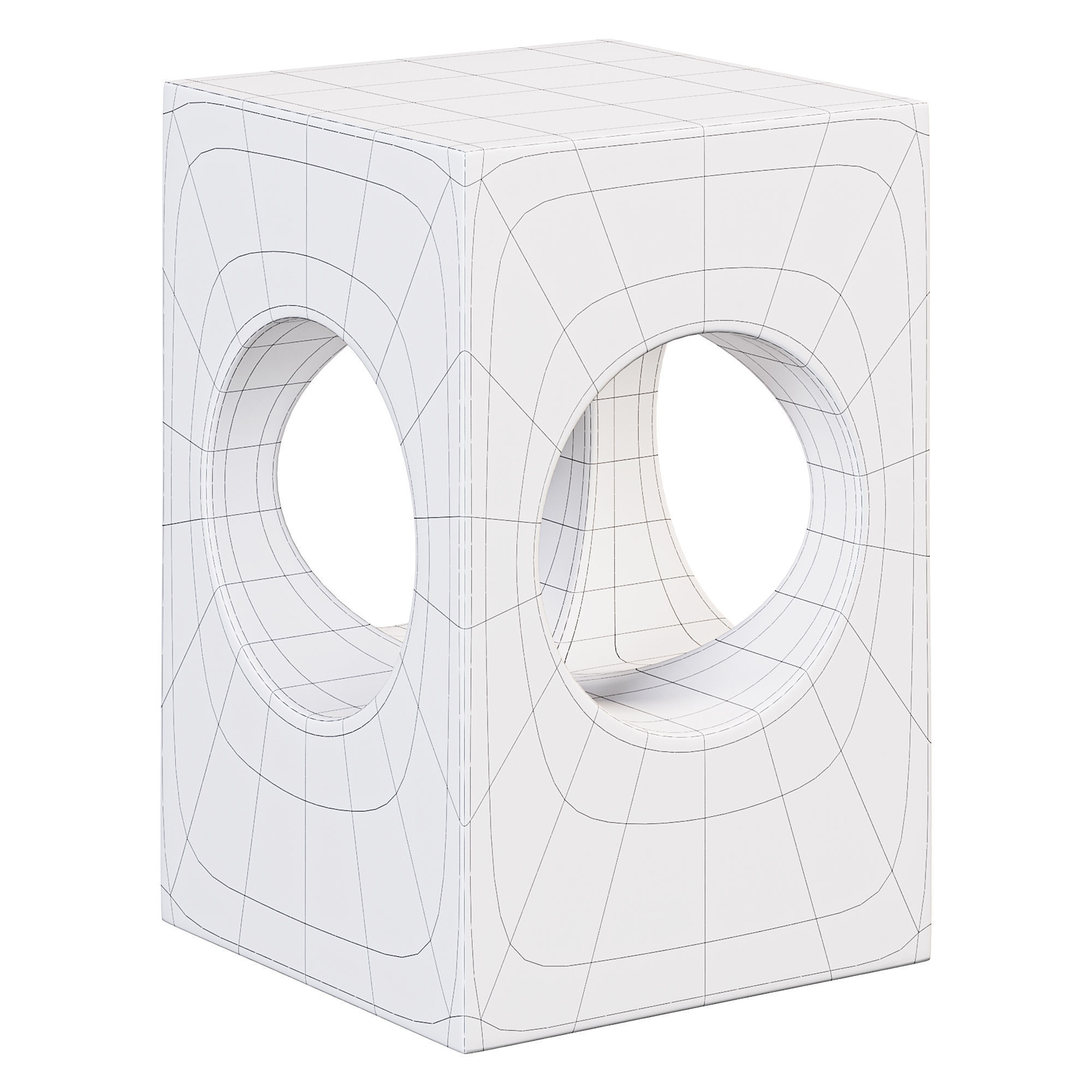 NOIR MERLIN SIDE TABLE 3D model_2