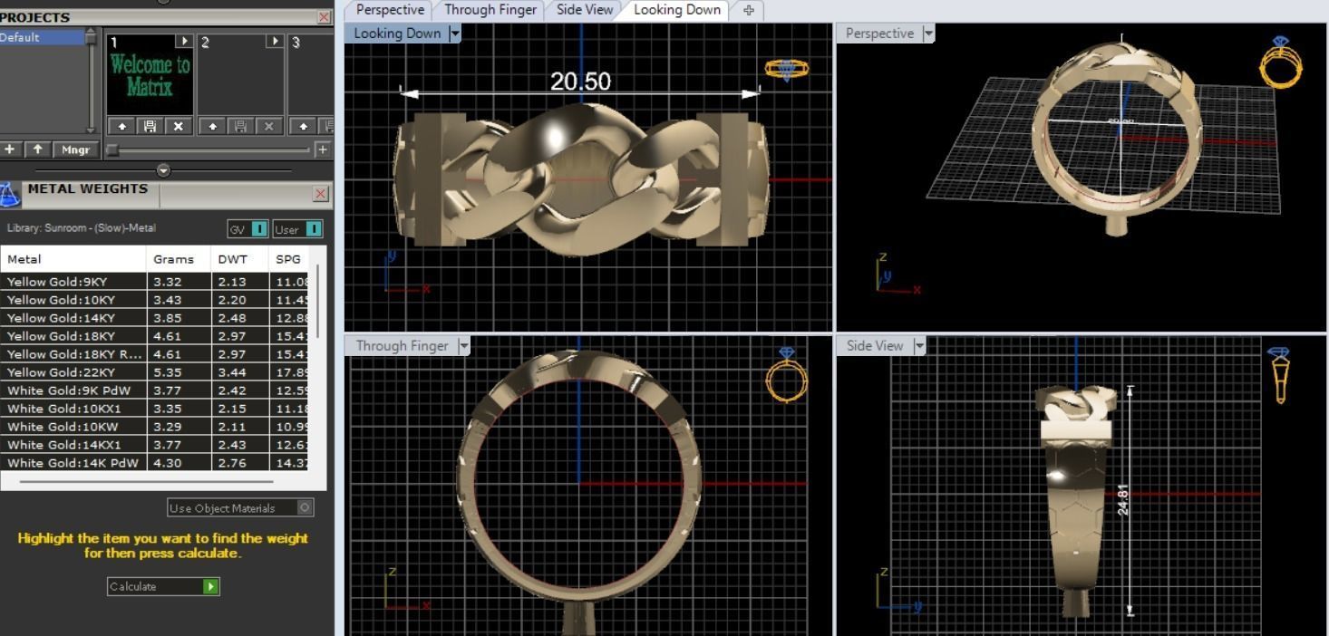 gold ring Free 3D print model_4