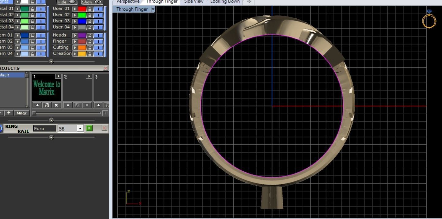 gold ring Free 3D print model_2