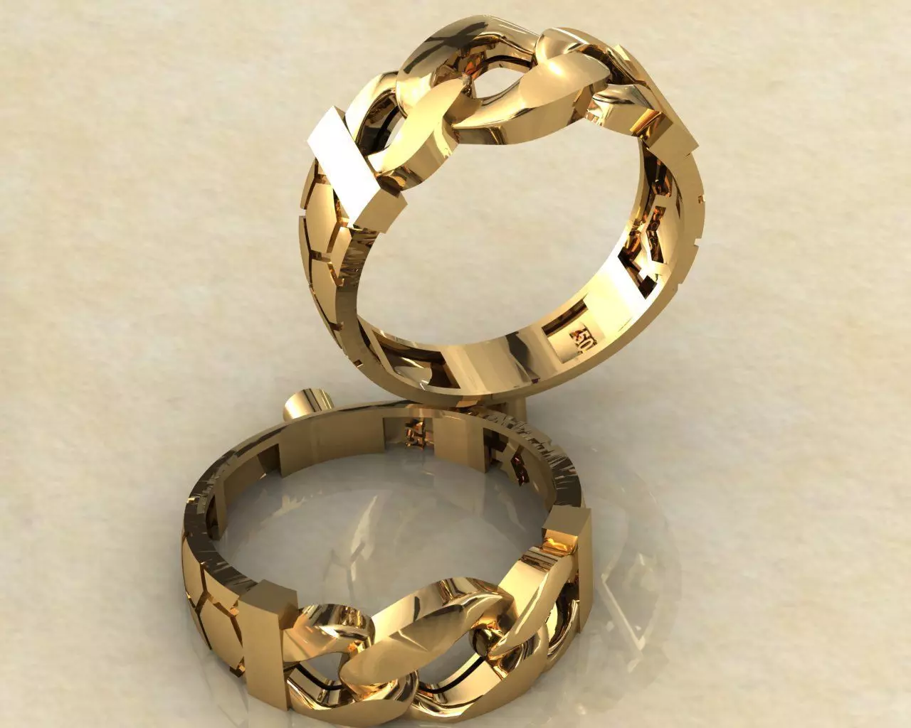 gold ring Free 3D print model_0