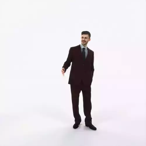 Posture 05L Explaining Couple Elegant Business Man