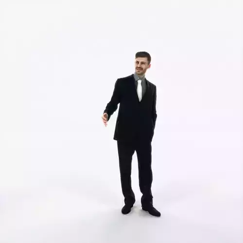 Posture 05A Explaining Couple Elegant Business Man