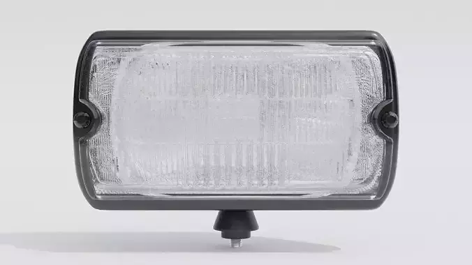 Classic Cibie 35 Airport Fog Light 3D model
