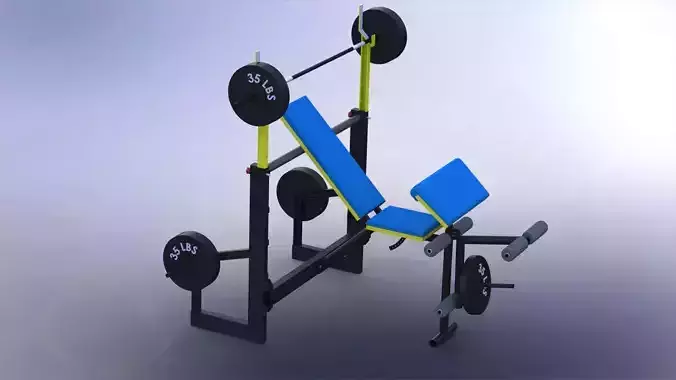 Bench press bank with multiple configurations