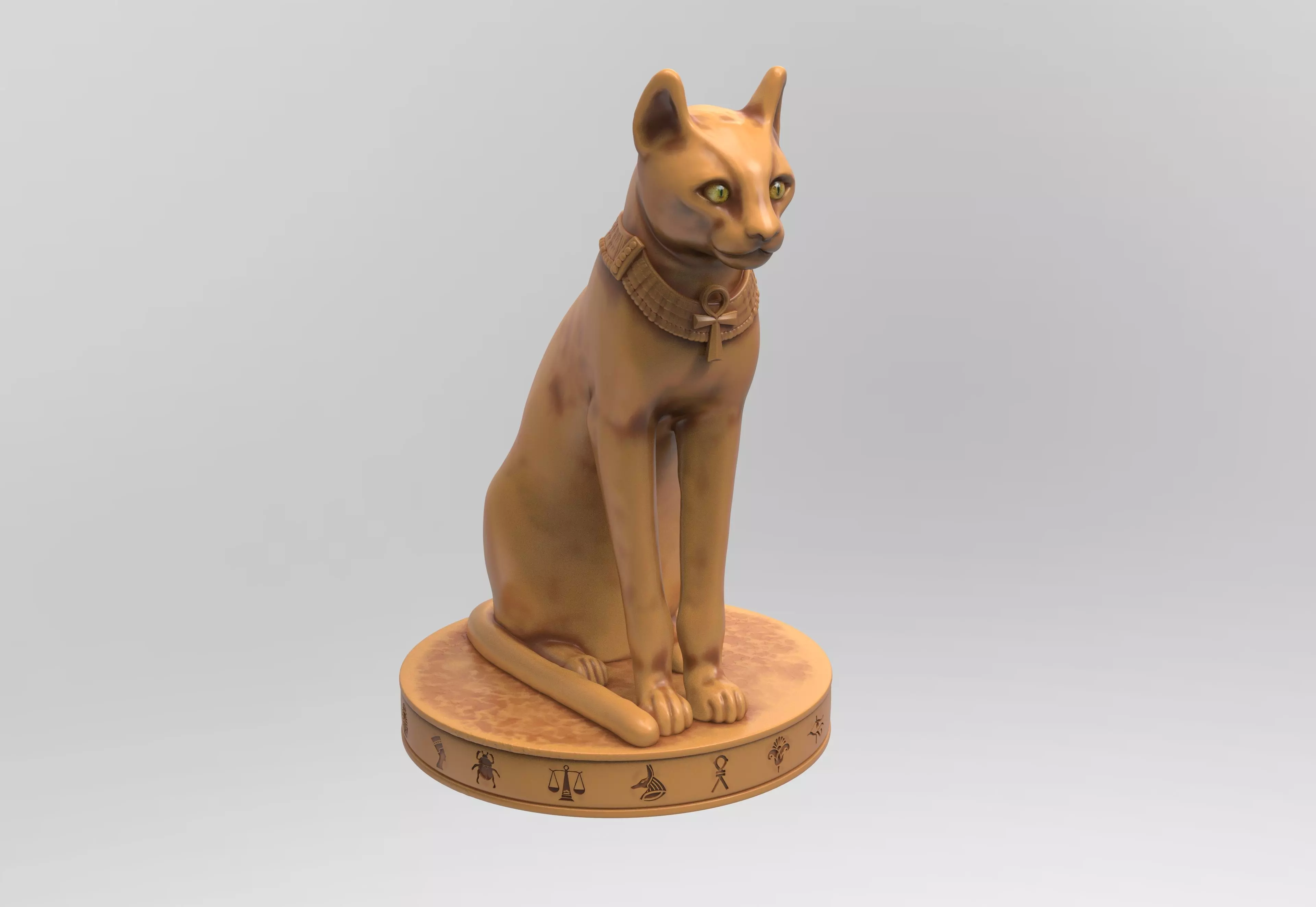Egyptian Cat 3D print model_0