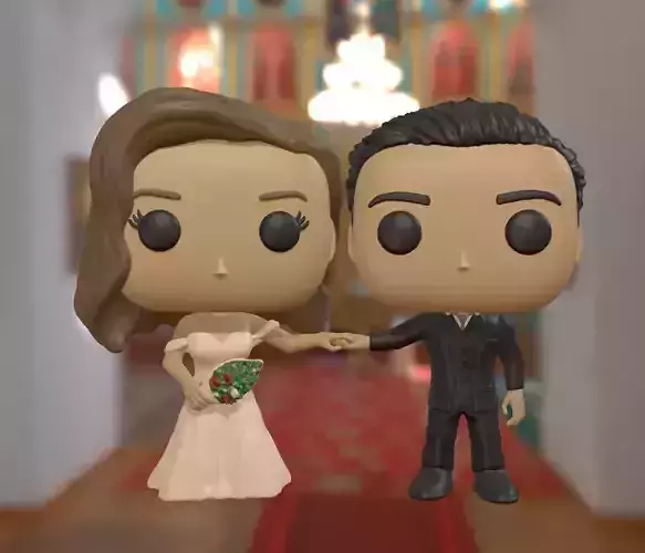 Funko Pareja de novios 3D print model