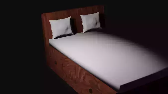 Bed and pillow