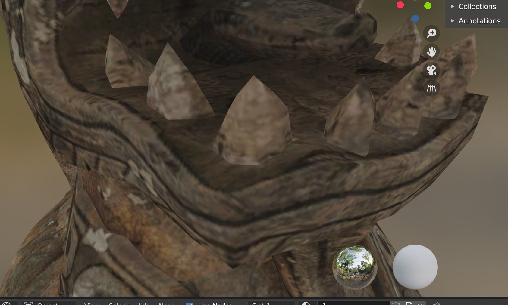 lion statue Low-poly 3D model_2