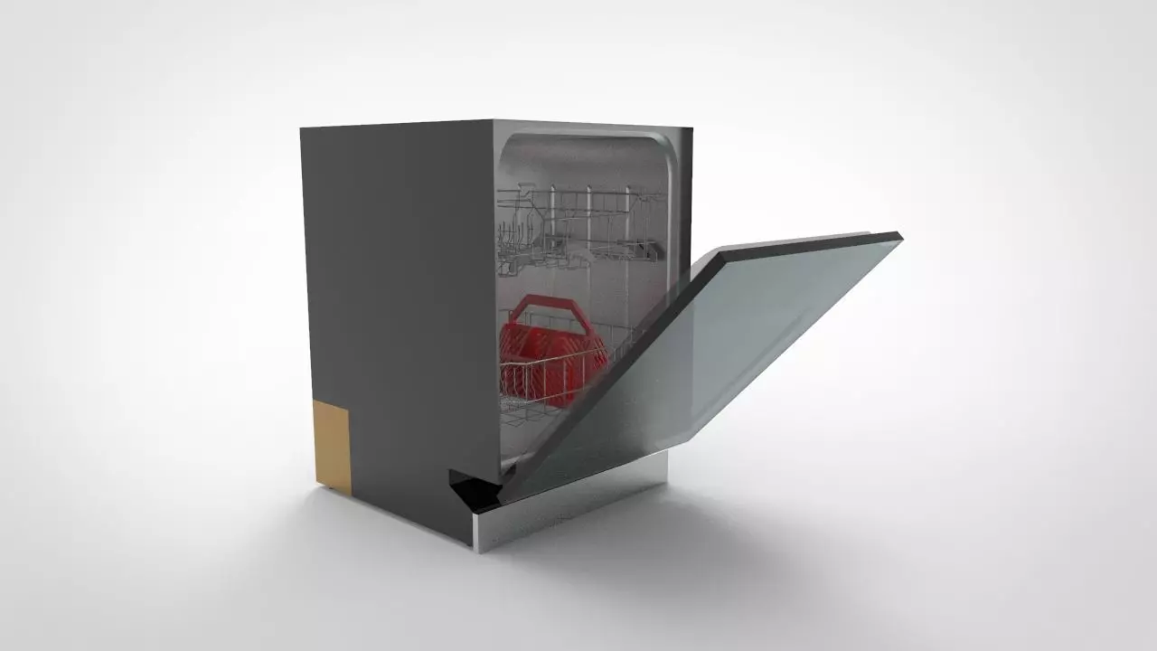 Dishwasher 3 3D model_0