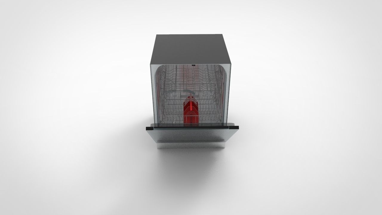 Dishwasher 3 3D model_1