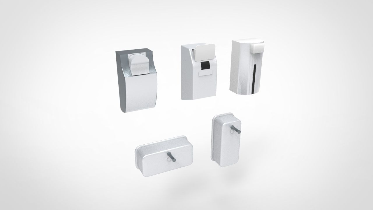 Soap Shampo Dispenser 3D model_4