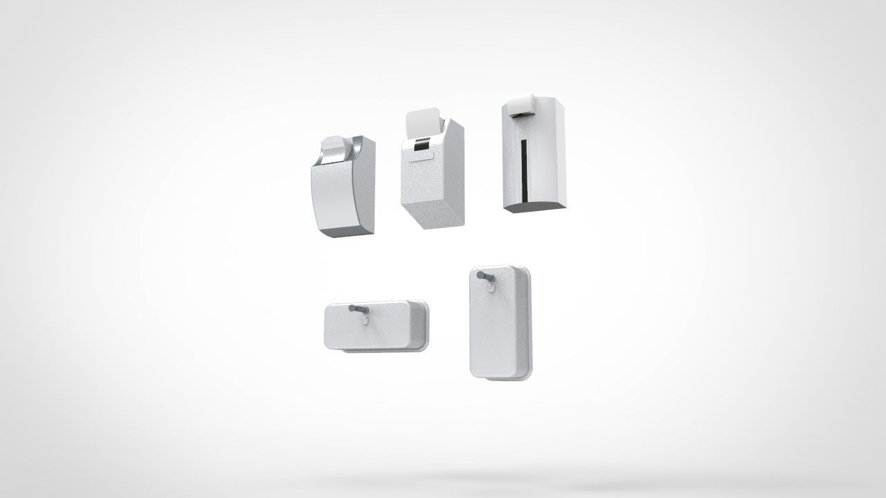 Soap Shampo Dispenser 3D model_1