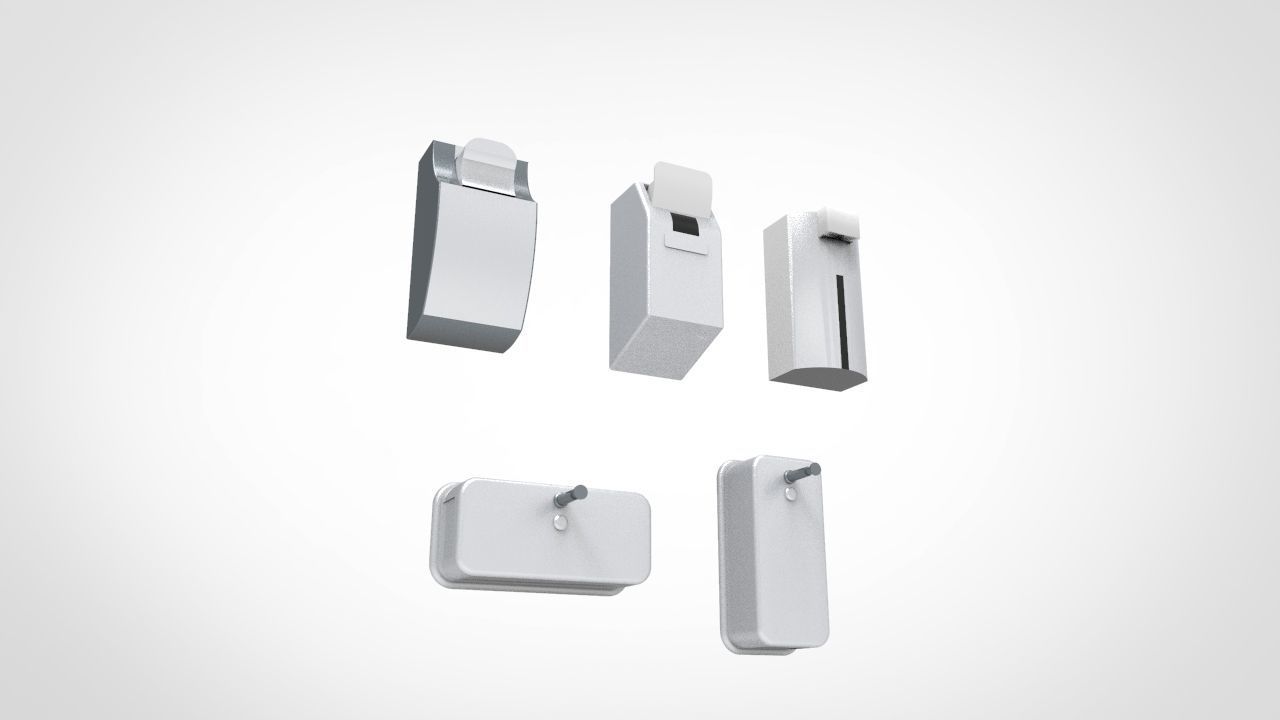 Soap Shampo Dispenser 3D model_2