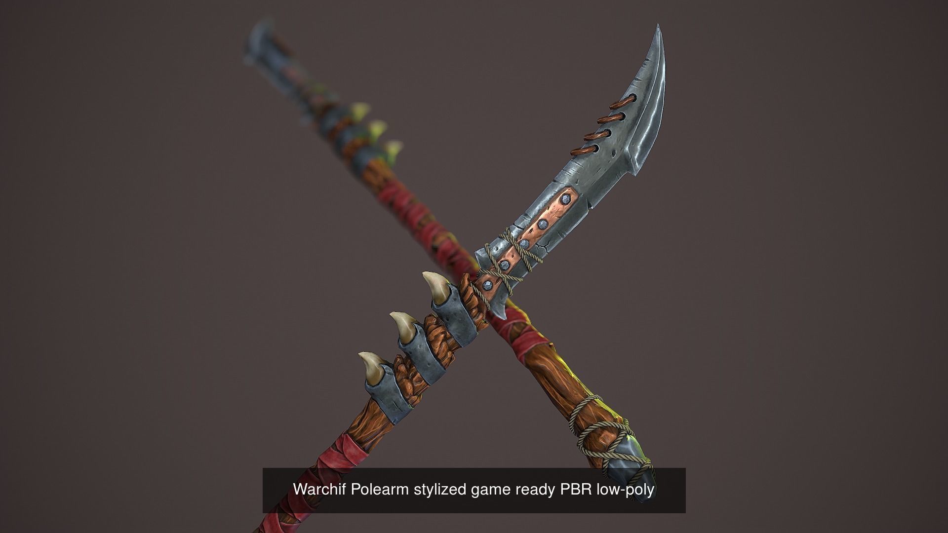 Stylized weapon set 3D Model Collection_5