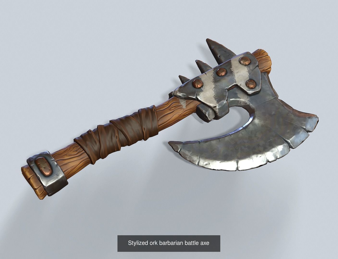 Stylized weapon set 3D Model Collection_7
