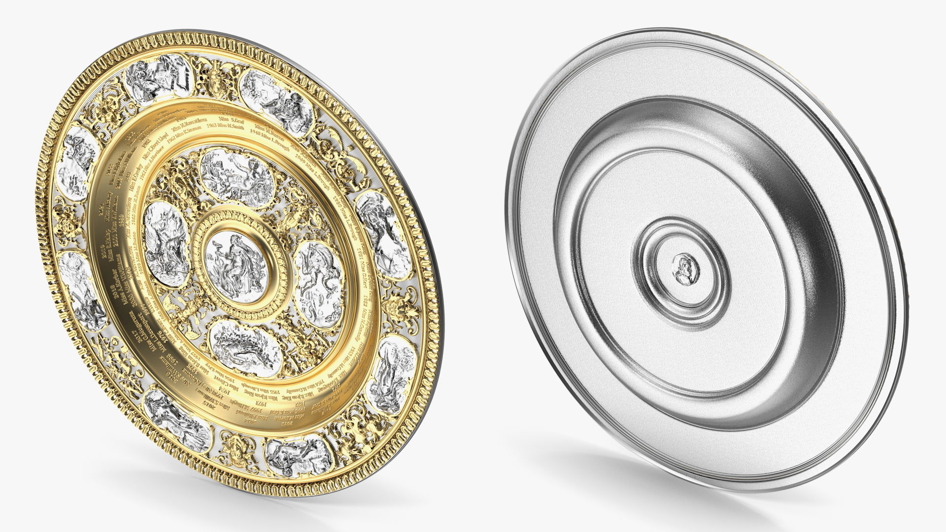 Wimbledon Cups Women 3D model_8