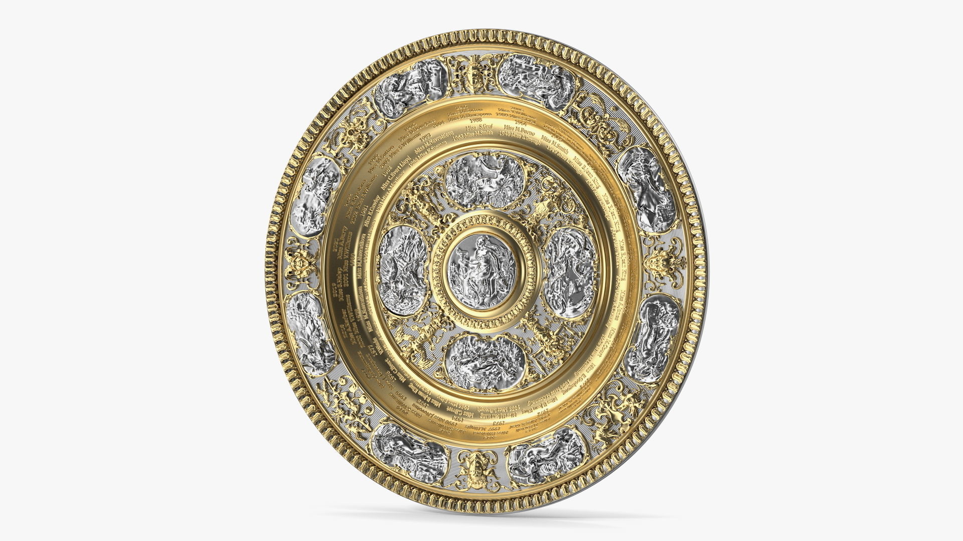 Wimbledon Cups Women 3D model_1