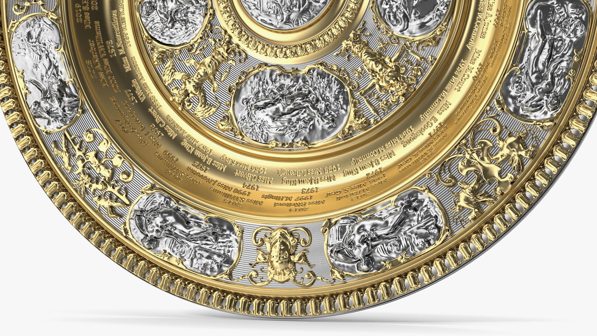 Wimbledon Cups Women 3D model_13