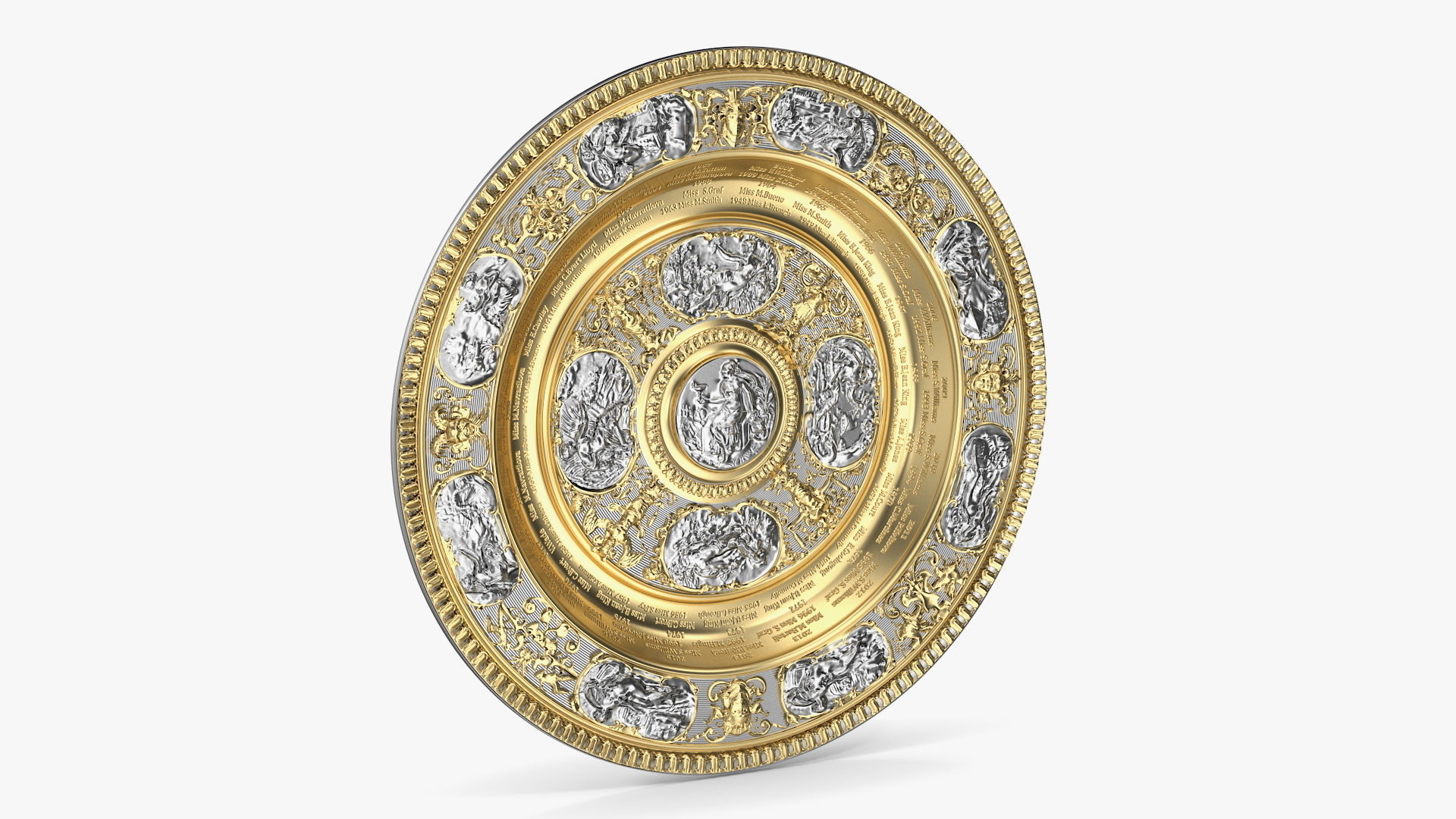 Wimbledon Cups Women 3D model_6