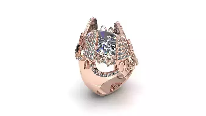 Wedding Engagement Women Ring 3D print model 3D