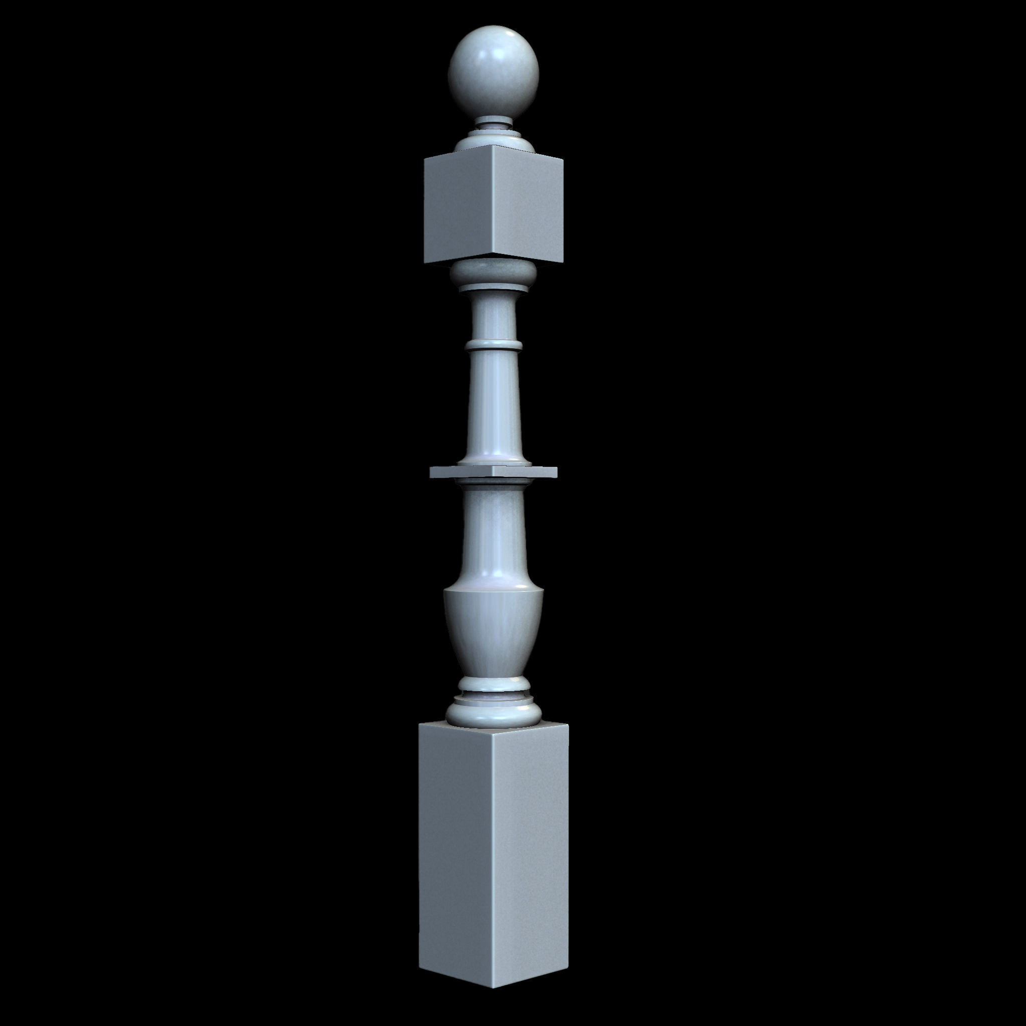 25 Table Legs IMM Brushes Vol 3  Low-poly 3D model_22