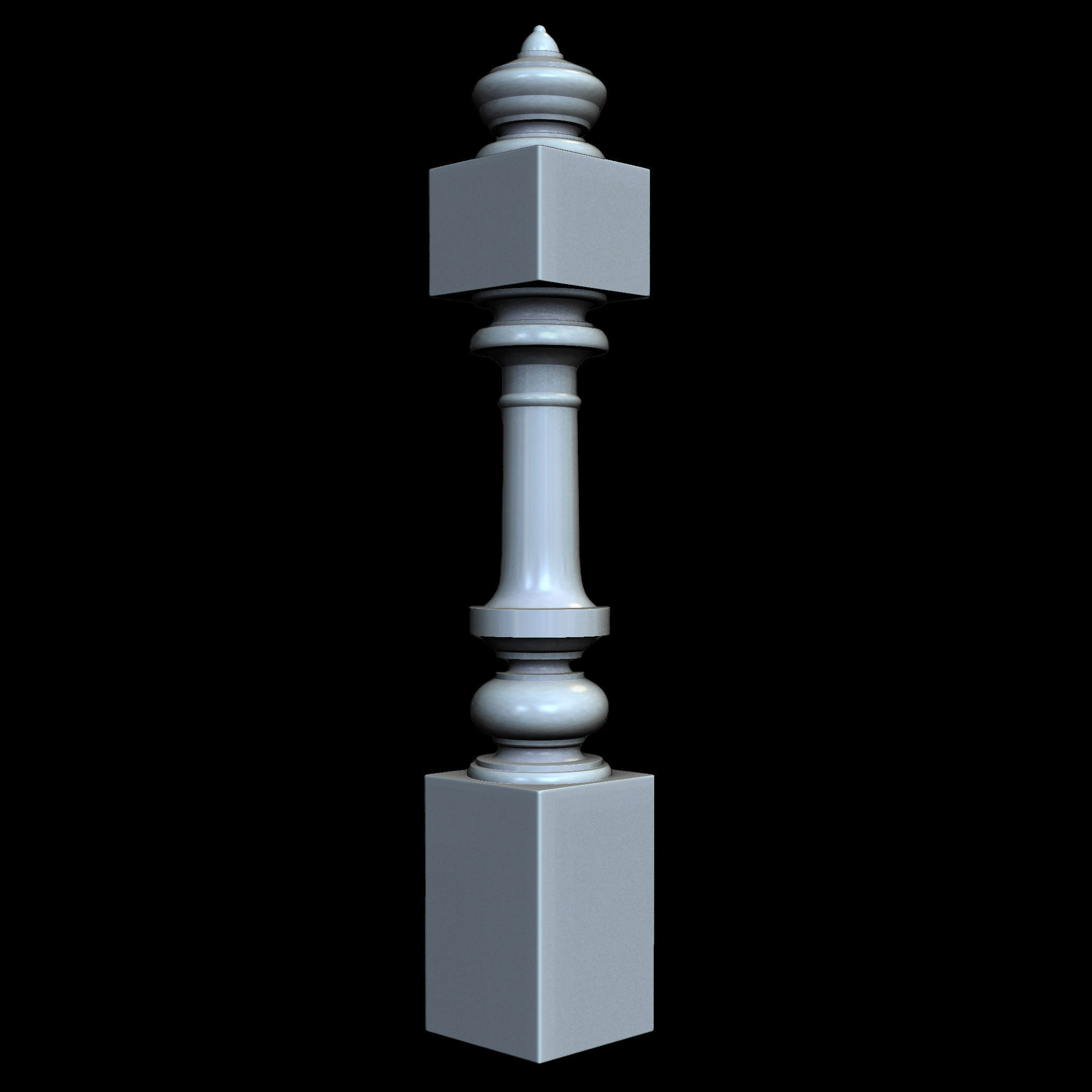 25 Table Legs IMM Brushes Vol 3  Low-poly 3D model_13