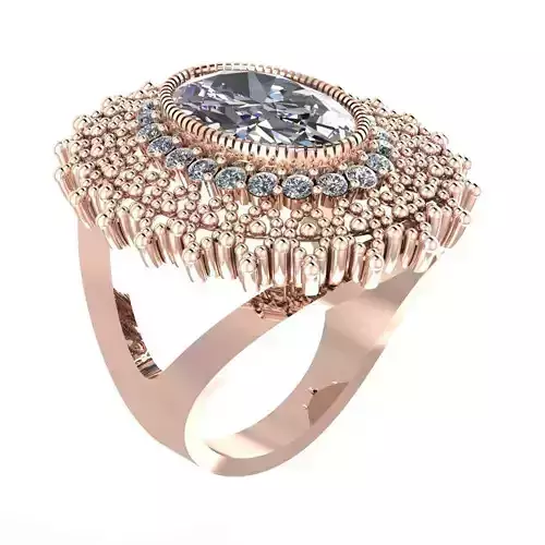 Wedding Engagement Women Ring 3D print model 3D