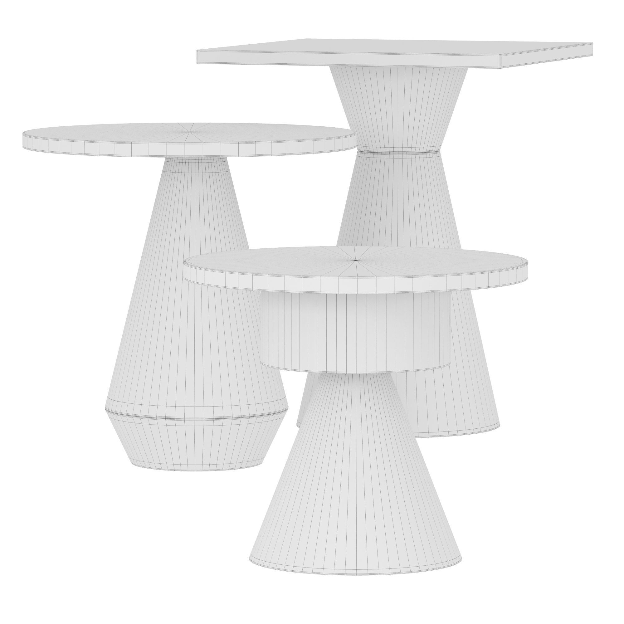 TOTEM Side table 3D model_1