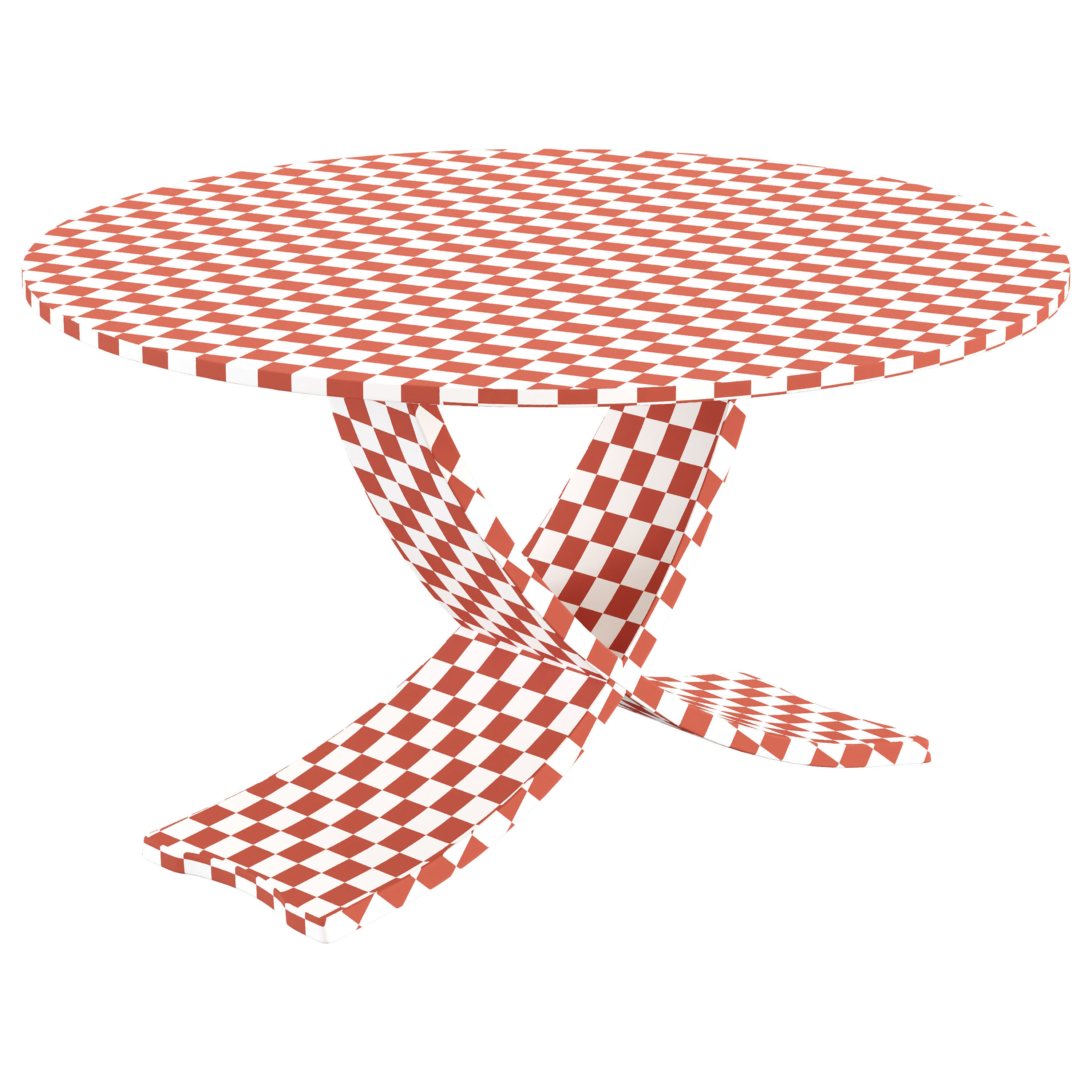 Yingst Cross Legs Coffee Table 3D model_3