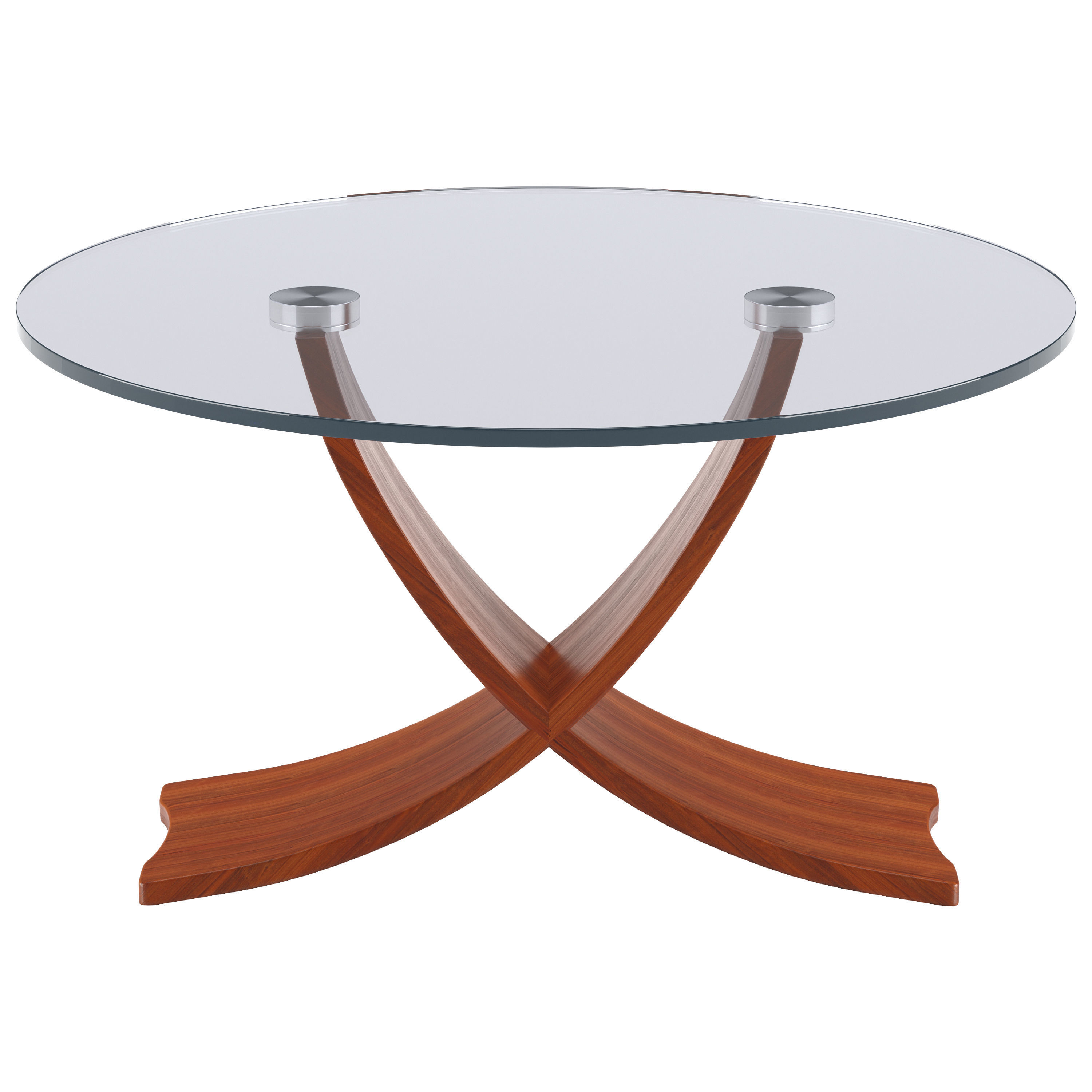 Yingst Cross Legs Coffee Table 3D model_1