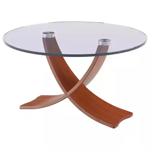 Yingst Cross Legs Coffee Table 3D model