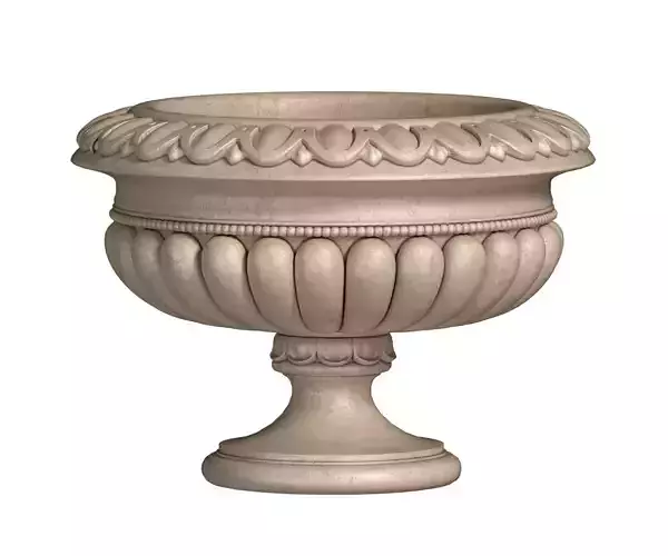 Classic outdoor Vase Flowerpot 3D model