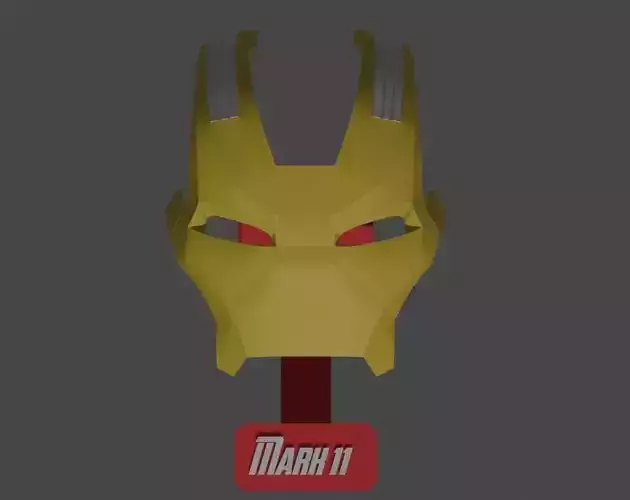 Ironman MK 11 and 17   Wall of Faceplates 3D print model