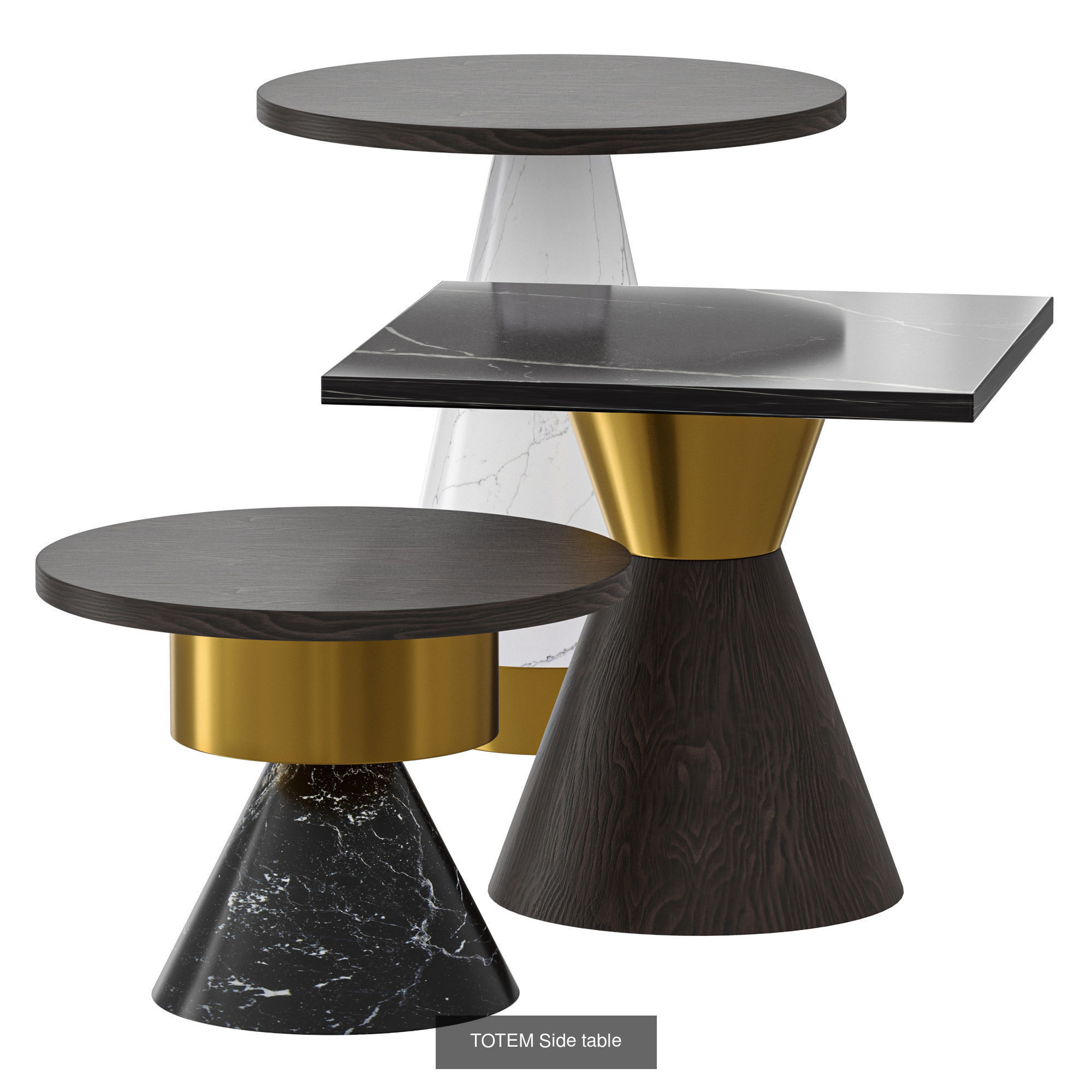 MODERN TABLES 10 3D Model Collection_6